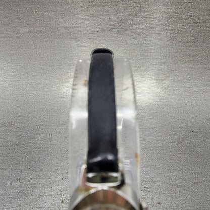 Seiko Solar Watch Women 15mm Silver Dial Silver Tone Manual Oval 100470 Runs4