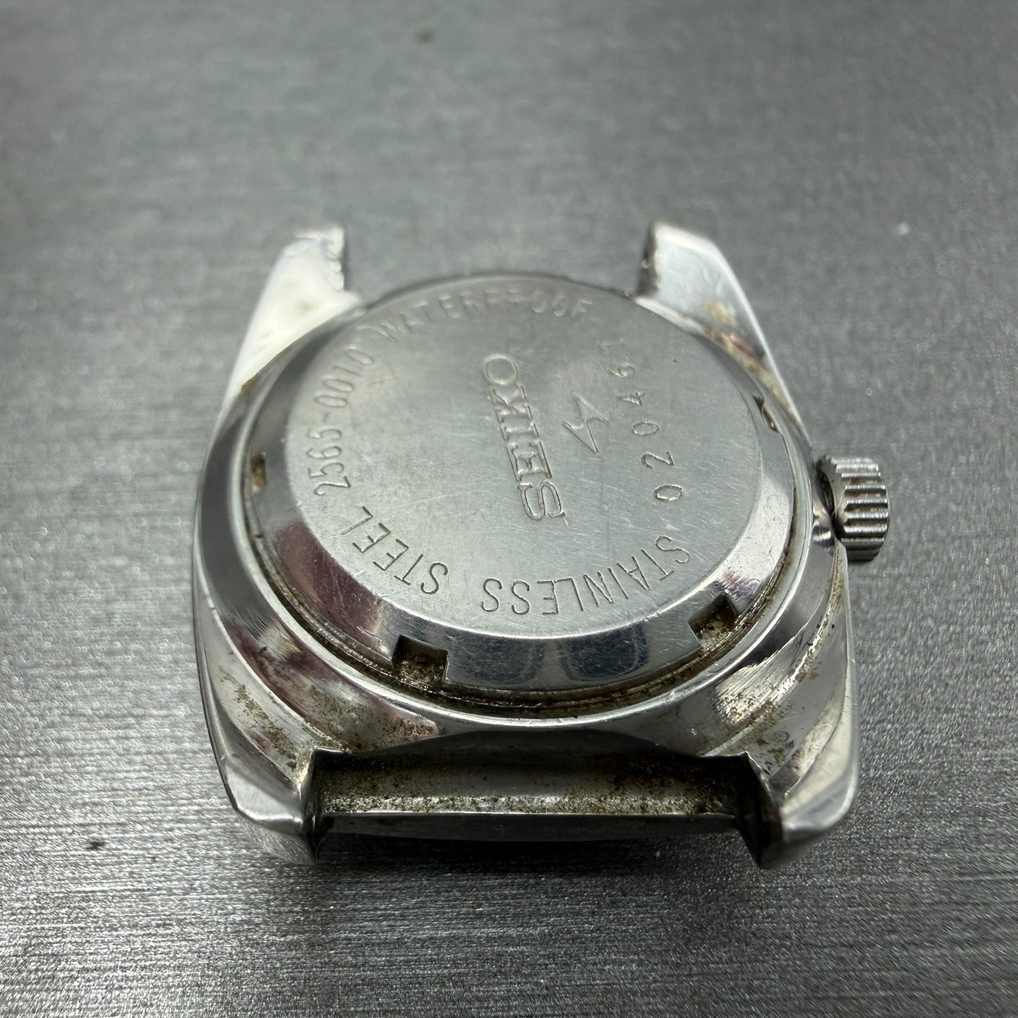 Seiko Matic Lady Special Watch Women 25mm Silver Dial Steel Date 2565-0010 PARTS9