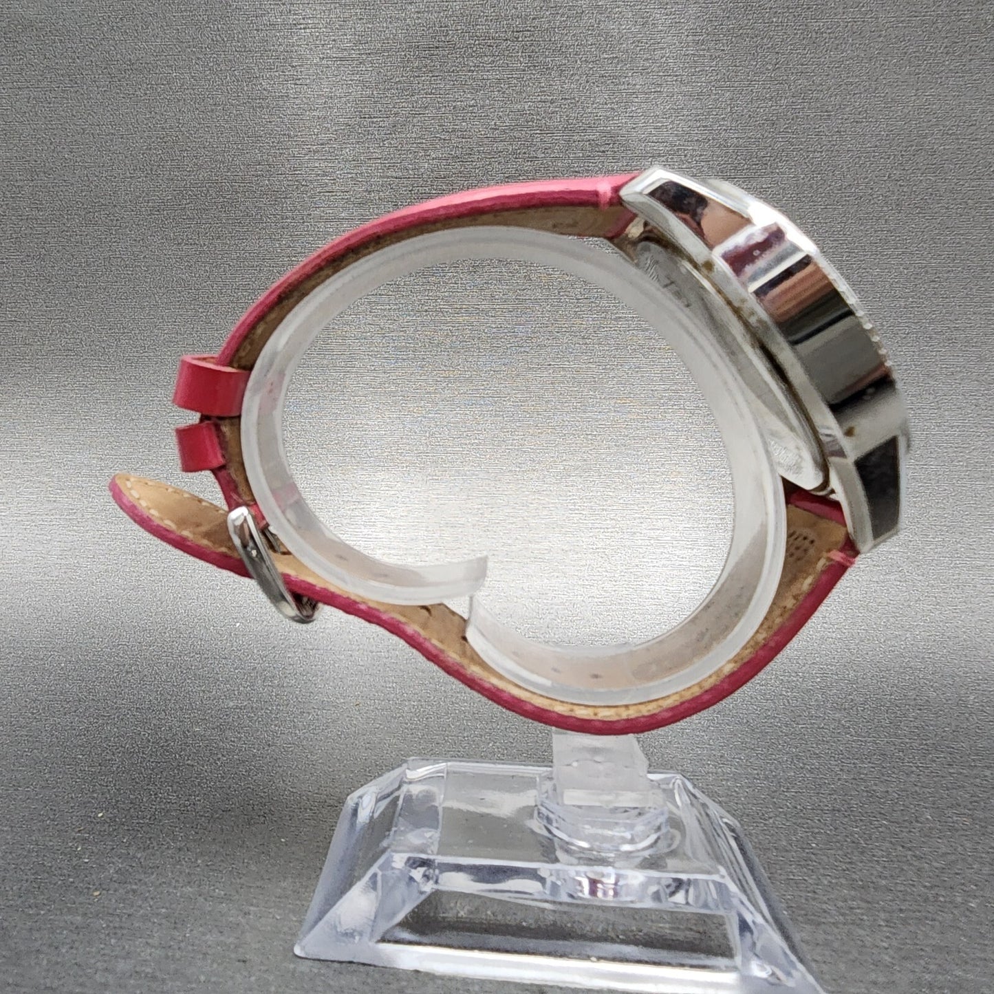 Coach Chronograph Watch Women 38mm Silver Dial Steel CA.63.3.14.0655 New Battery8