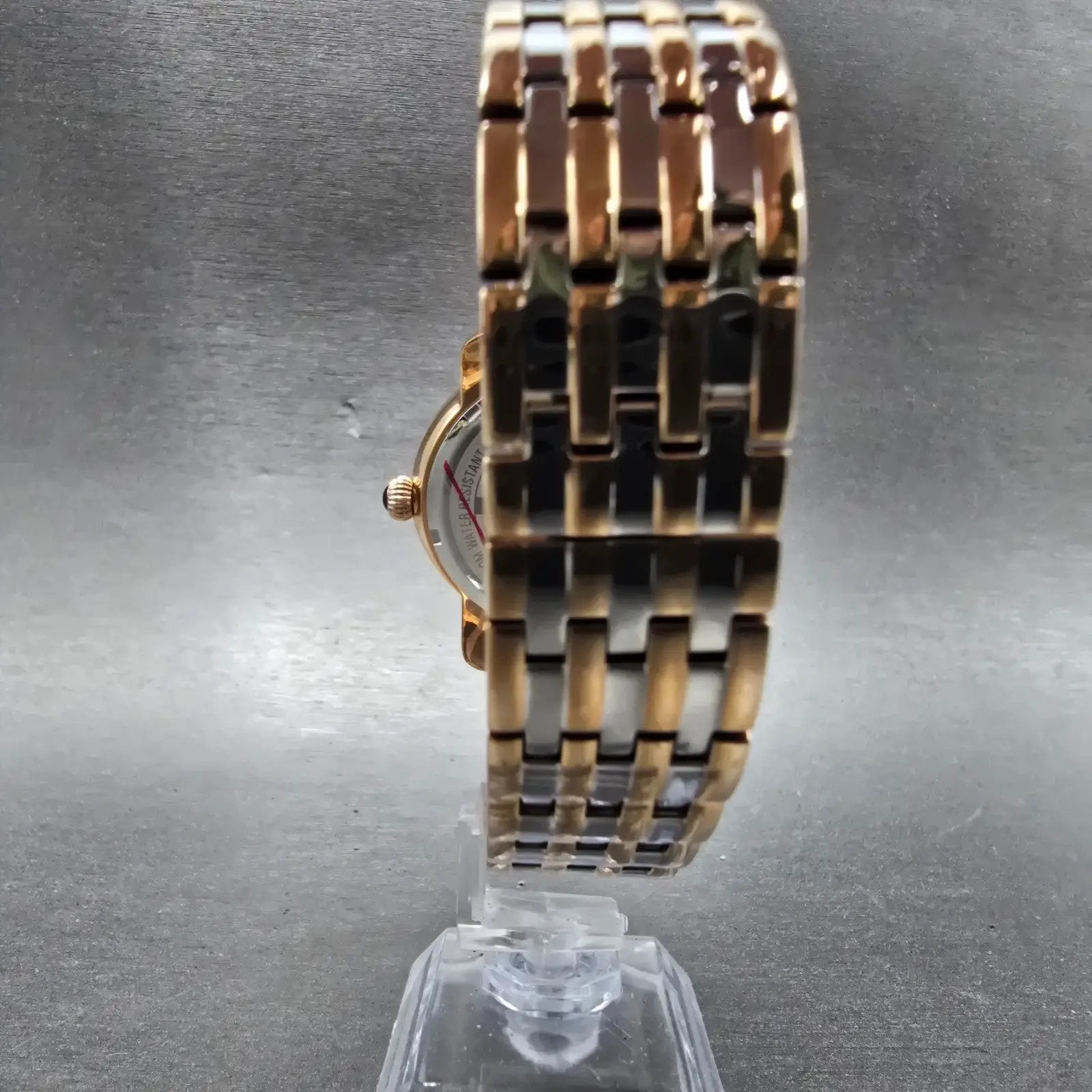 Invicta Angel Watch Women 40mm MOP Dial Two Tone Rose Gold Daydate 15011 New Bat7