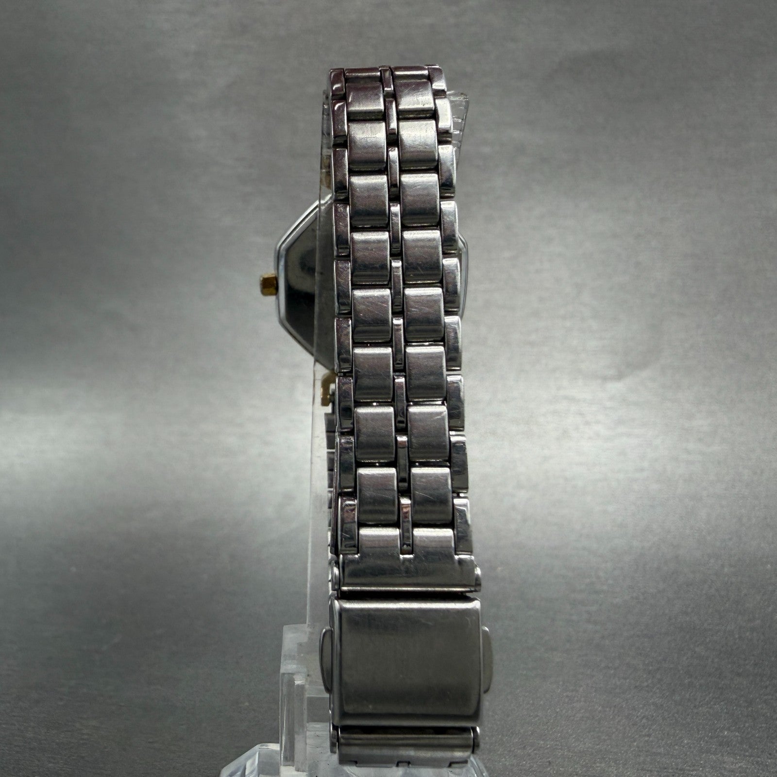 Yves Saint Laurent Watch Women 24mm Silver Dial Two Tone 2200-222377 New Battery8