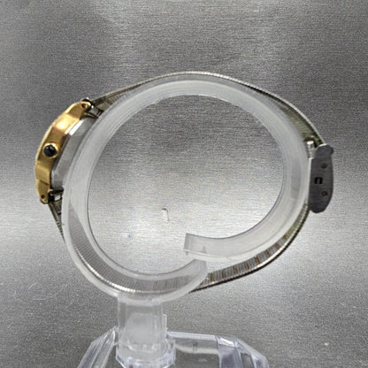 Citizen Castalia Watch Women 25mm White Dial Gold 4-831926 New Battery VTG JP6
