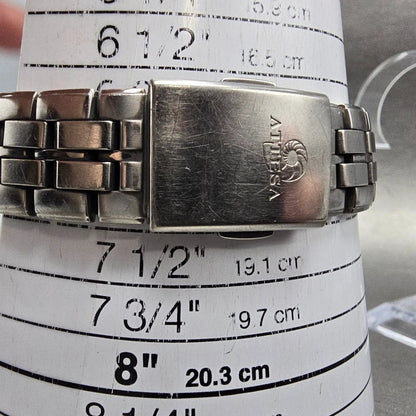 Citizen Eco-Drive Attesa Watch Men 41mm Black Dial Titanium Atomic Daydate PARTS12