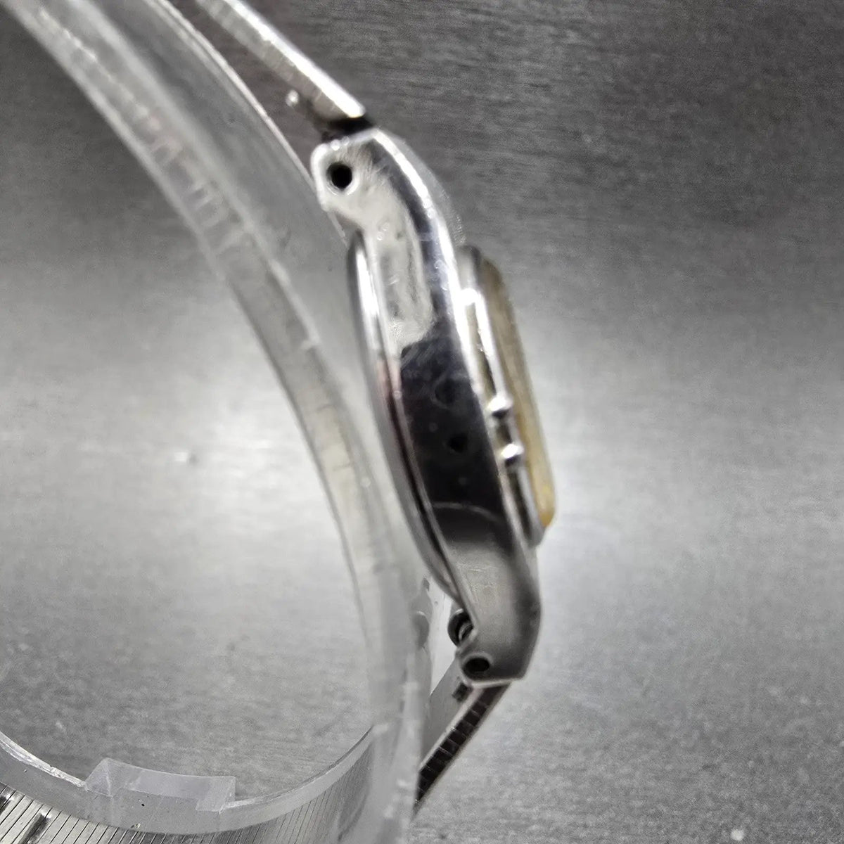 Citizen CQ Watch Women 16mm Silver Dial Silver Square 3220-891481  New Battery3