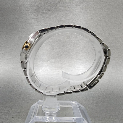 Seiko Watch Women 27mm MOP Dial Two To Date Round Diamonds 7n820CG0 New Batt7