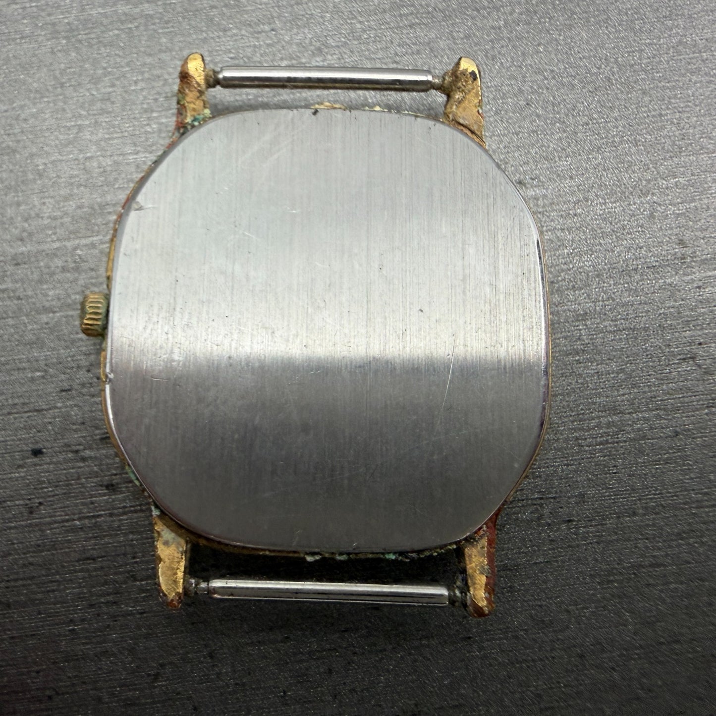 Omega De Ville Watch Men 29mm Champagne Dial Gold Octagon 1417 195.0031 PARTS7