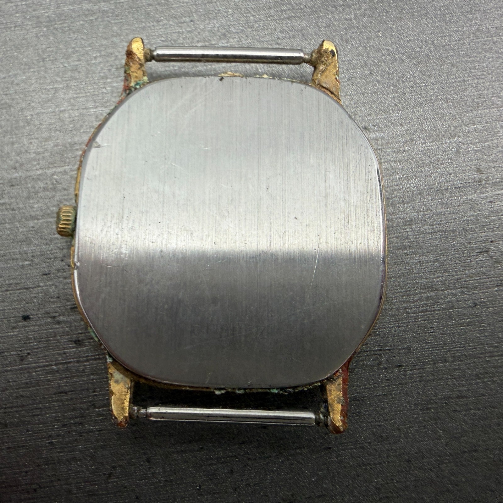 Omega De Ville Watch Men 29mm Champagne Dial Gold Octagon 1417 195.0031 PARTS7