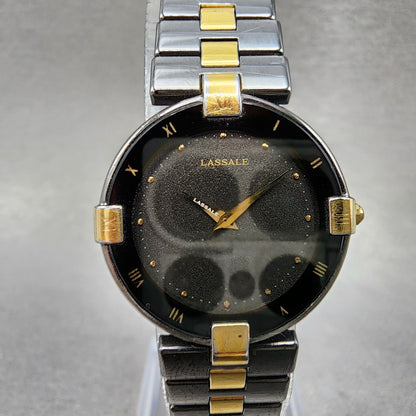 Seiko Lassle Watch Women 24mm Black Dial Black Tone 2f500180 PARTS0