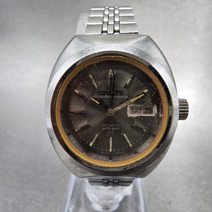 Citizen Cosmostar V2 Watch Women 27mm Gray Dial Silver Tone Date Automatic Runs