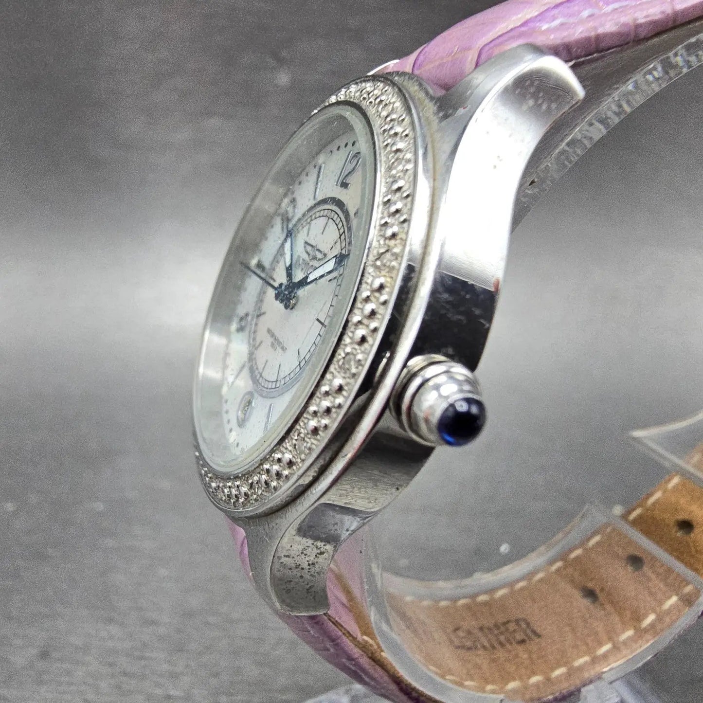Invicta Watch Women 33mm MOP Dial Silver Tone Date Round 5992 New Battery2