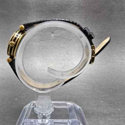 Gucci 2000L Watch Women 22mm Silver Dial Gold Plated Round New Battery Vintage6