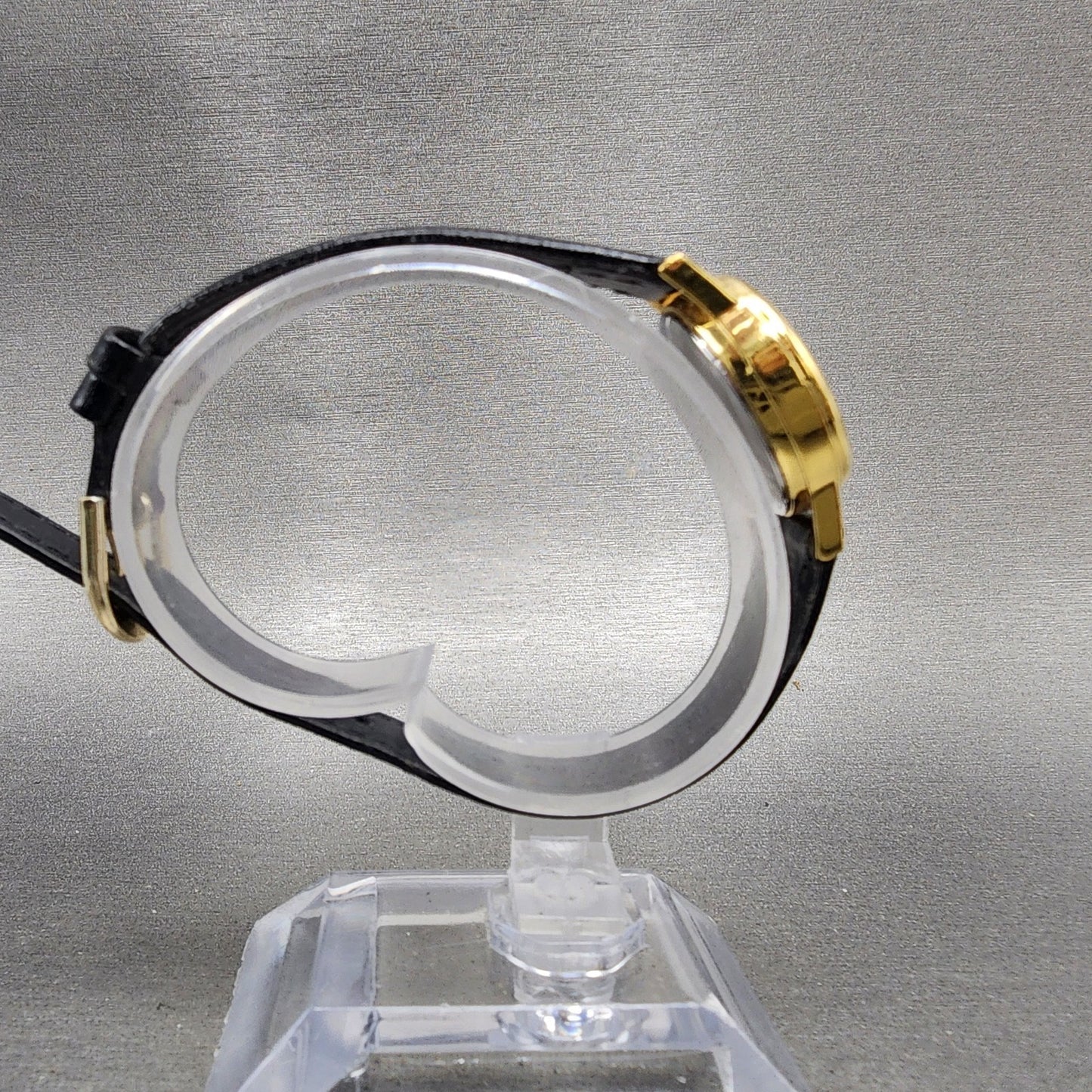 Casio Watch Women 24mm Black Dial Gold Tone Round LTP1095 New Battery8