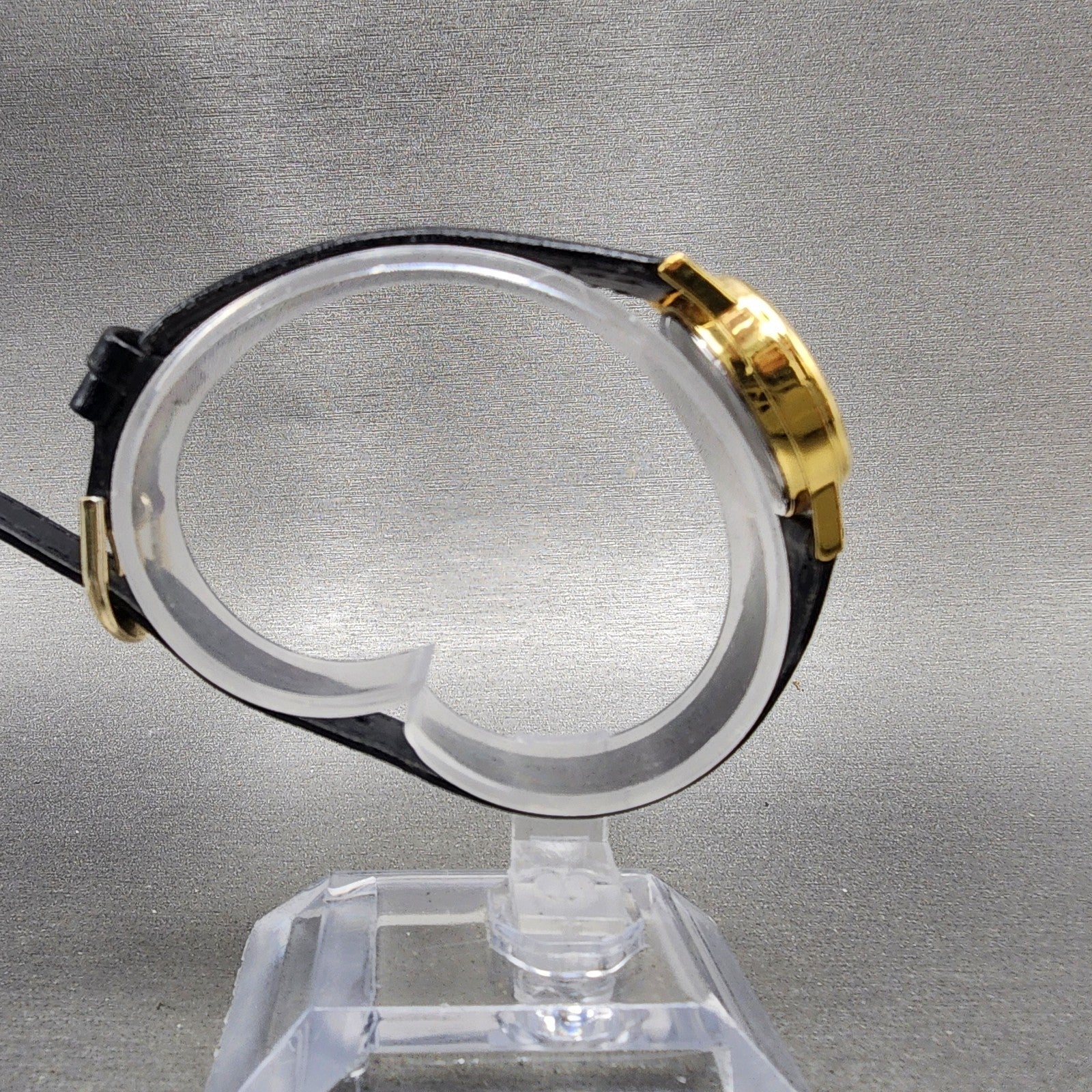 Casio Watch Women 24mm Black Dial Gold Tone Round LTP1095 New Battery8