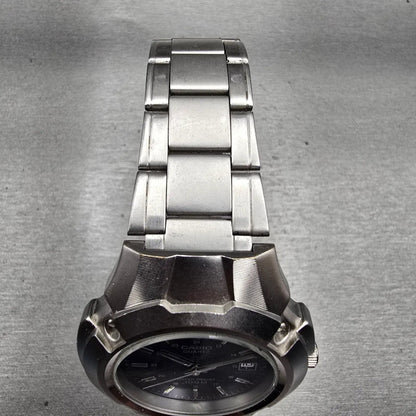 Casio Watch Men 40mm Blue Dial Silver Tone Date Round MTP-3036 New Battery4