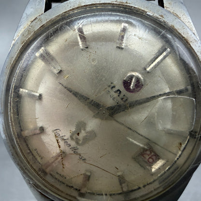 Rado Golden Horse Watch Men 35mm Silver Dial Silver Tone Date Automatic READ!!!!1