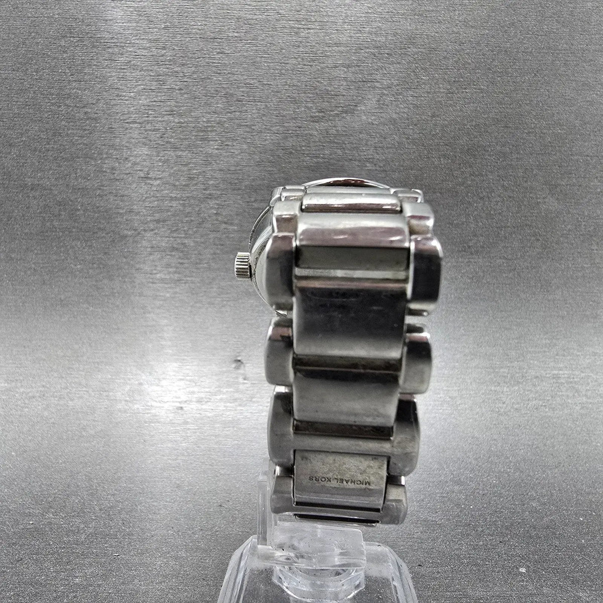 Michael Kors Janey Watch Women 34mm White Dial Silver Tone Round MK-3157 New Bat7