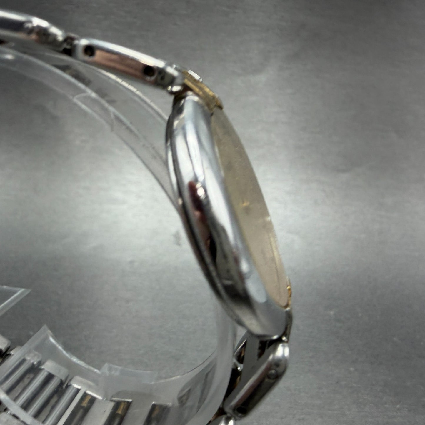 Rado Watch Men 32mm Champagne Dial Two Tone Date Round 160.3568.2 PARTS Vintage4