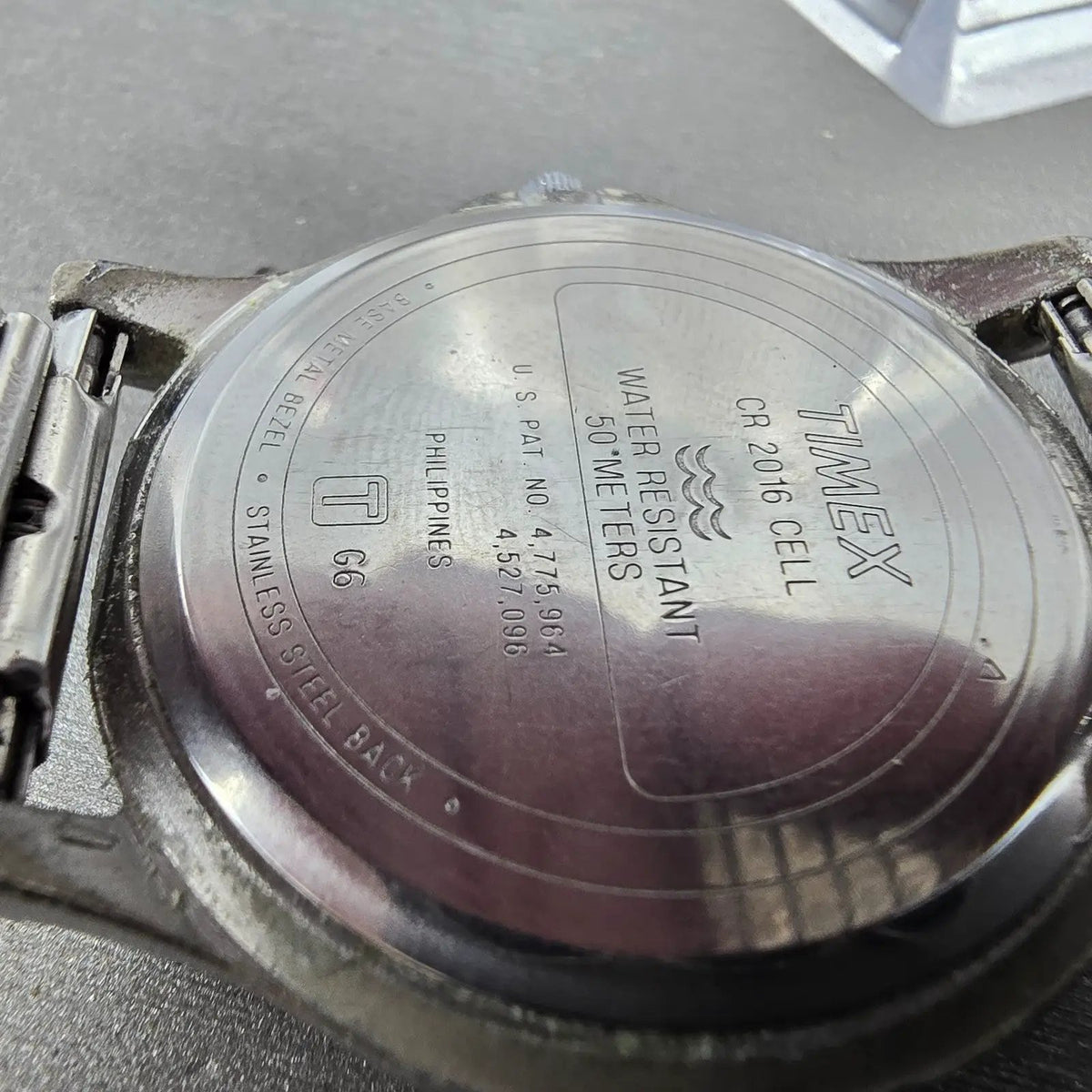 Timex Expedition Watch Men 38mm White Dial Silver Date Round New Battery Indiglo9