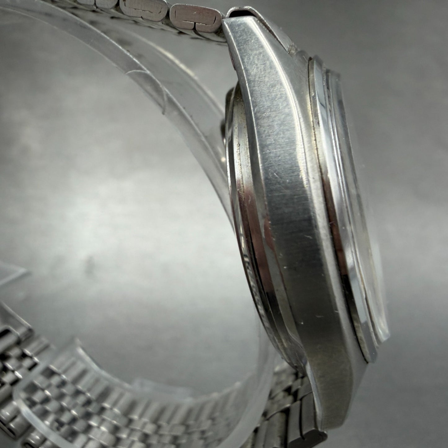 Seiko SQ Watch Men 36mm Brown Dial Silver Tone Daydate READ!! 0903-7039 New Batt3