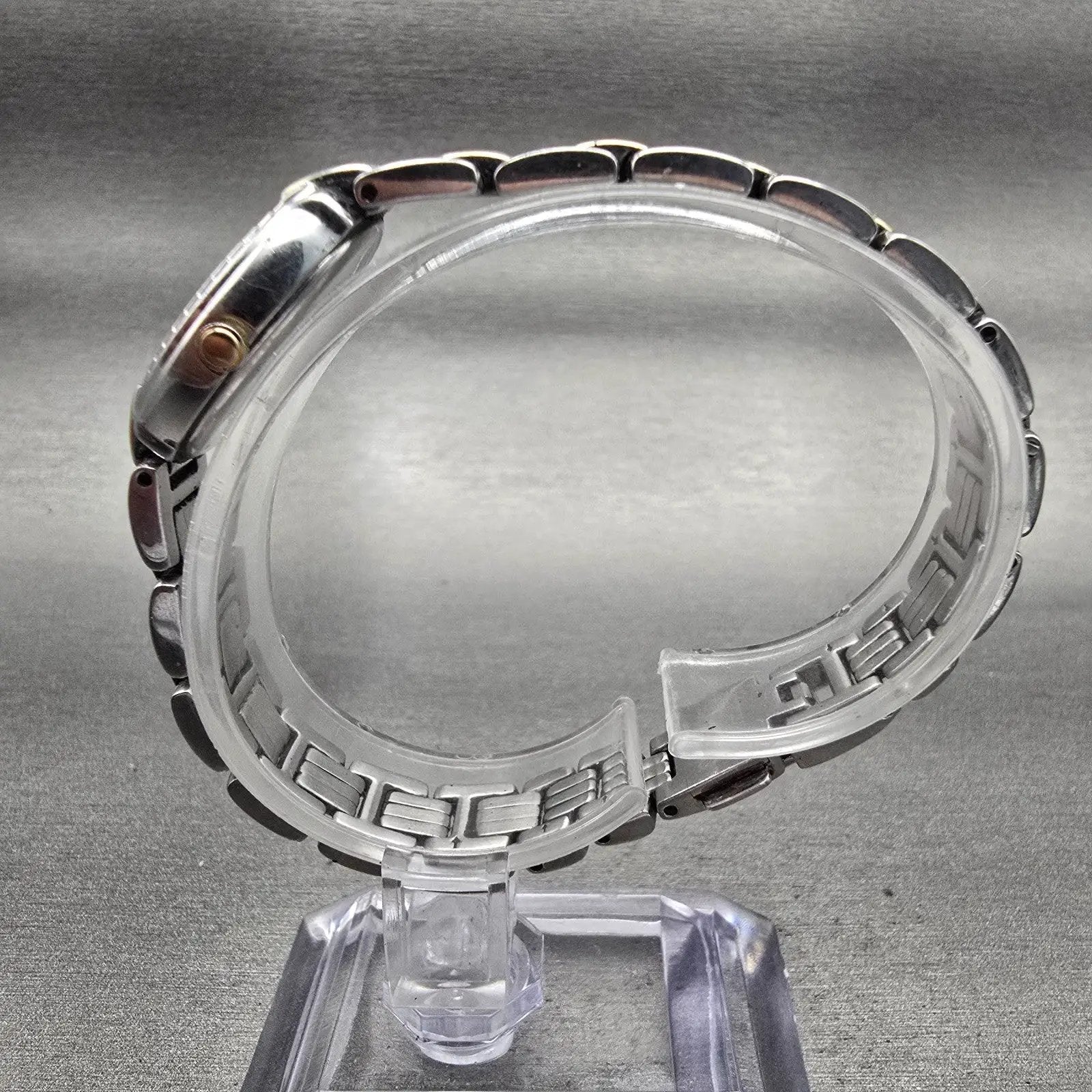 Citizen Eco-Drive Watch Women 18mm MOP Dial Gemmed Oval B023-S019214 Works6