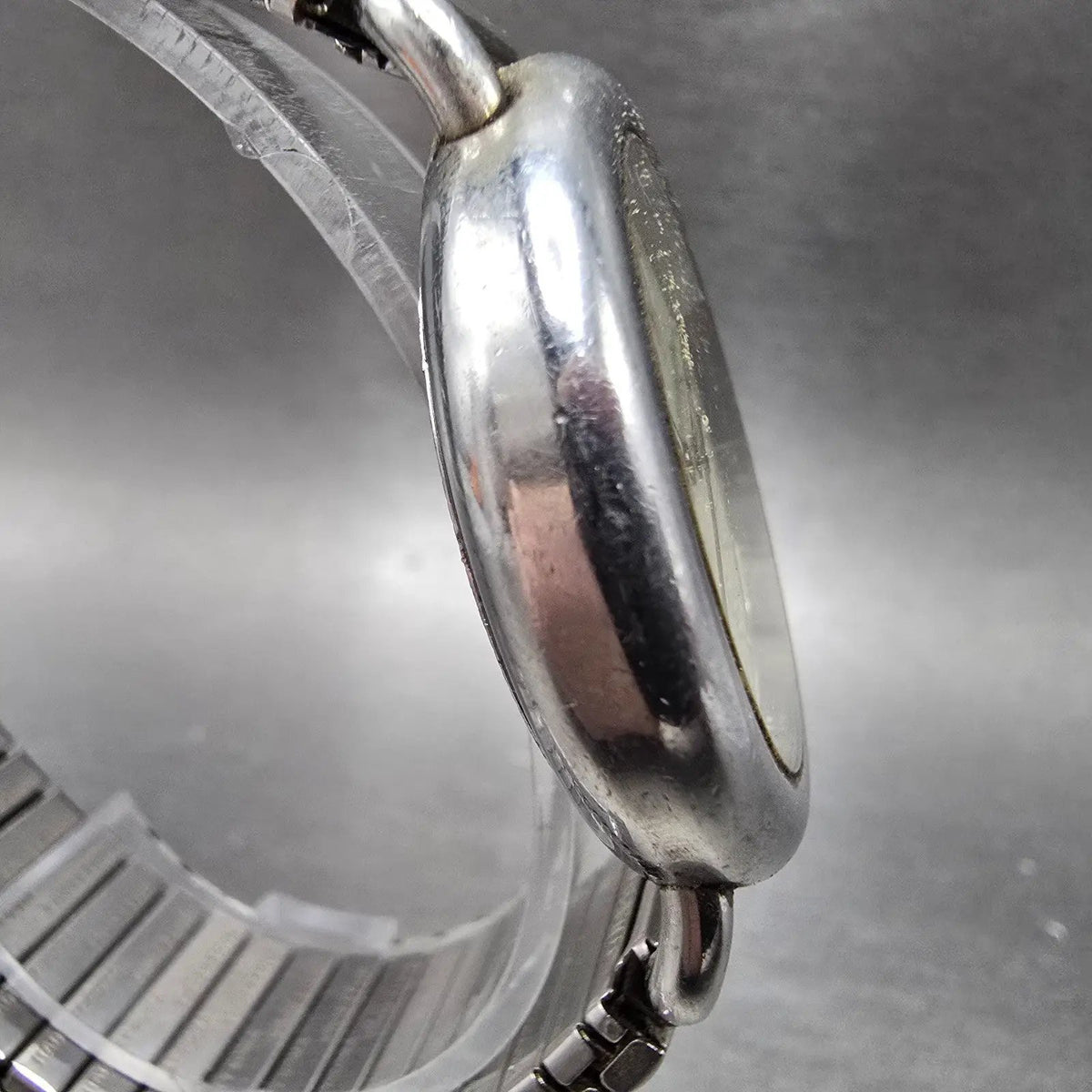 Victorinox Swiss Army Cavalry Watch Men 37mm Cream Dial Silver Tone Date PART CH4