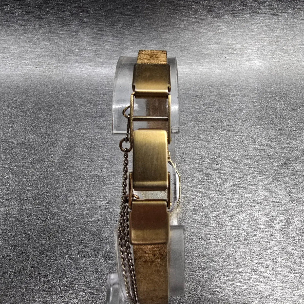 Citizen CQ Watch Women 17mm Champagne Dial Gold Tone 2951-293983 New Battery7