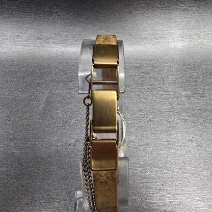 Citizen CQ Watch Women 17mm Champagne Dial Gold Tone 2951-293983 New Battery7