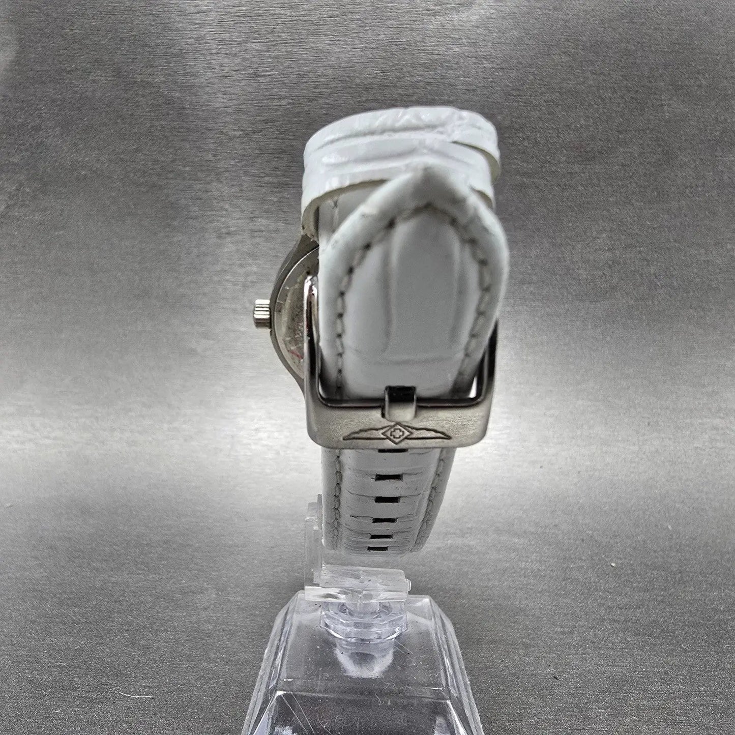 Invicta Angle Watch Women 40mm MOP Dial Silver Tone Round 24591 New Battery7