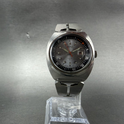 Seiko Matic Lady Watch Women 30mm Silver Dial Silver Tone Date Vinatge  PARTS6
