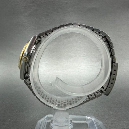 Seiko SQ Watch Women 24mm Silver Dial Two Tone Daydate 3Y03-0031 New Battery6
