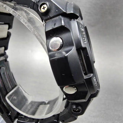 Casio G-Shock AWG-100C Watch Men 47mm Black Silver Alarm Chrono Solar Works JP3