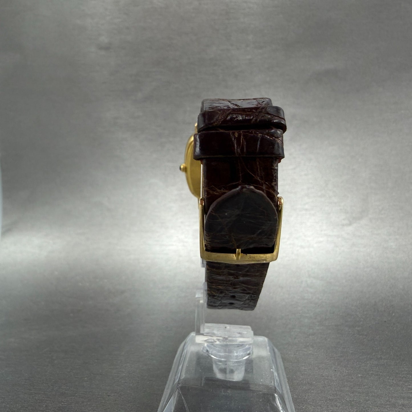 Citizen Exceed Watch Men 30mm Gold Dial Gold Tone Rectangle 5639-F61753 New Batt7