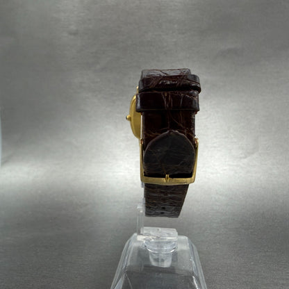 Citizen Exceed Watch Men 30mm Gold Dial Gold Tone Rectangle 5639-F61753 New Batt7