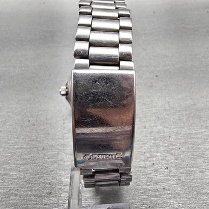 Seiko SilverWave Watch Men 36mm Silver Dial Silver Tone Daydate 8229-8000 NewBat7