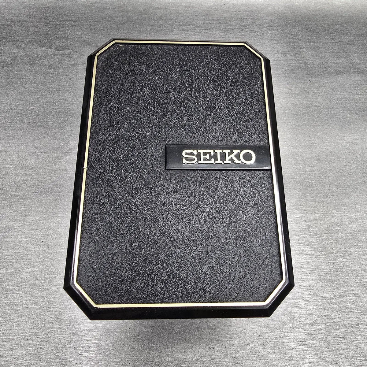 Seiko President Watch Men 35mm Silver Dial Two Tone Daydate 7N43-8111 New Batt14