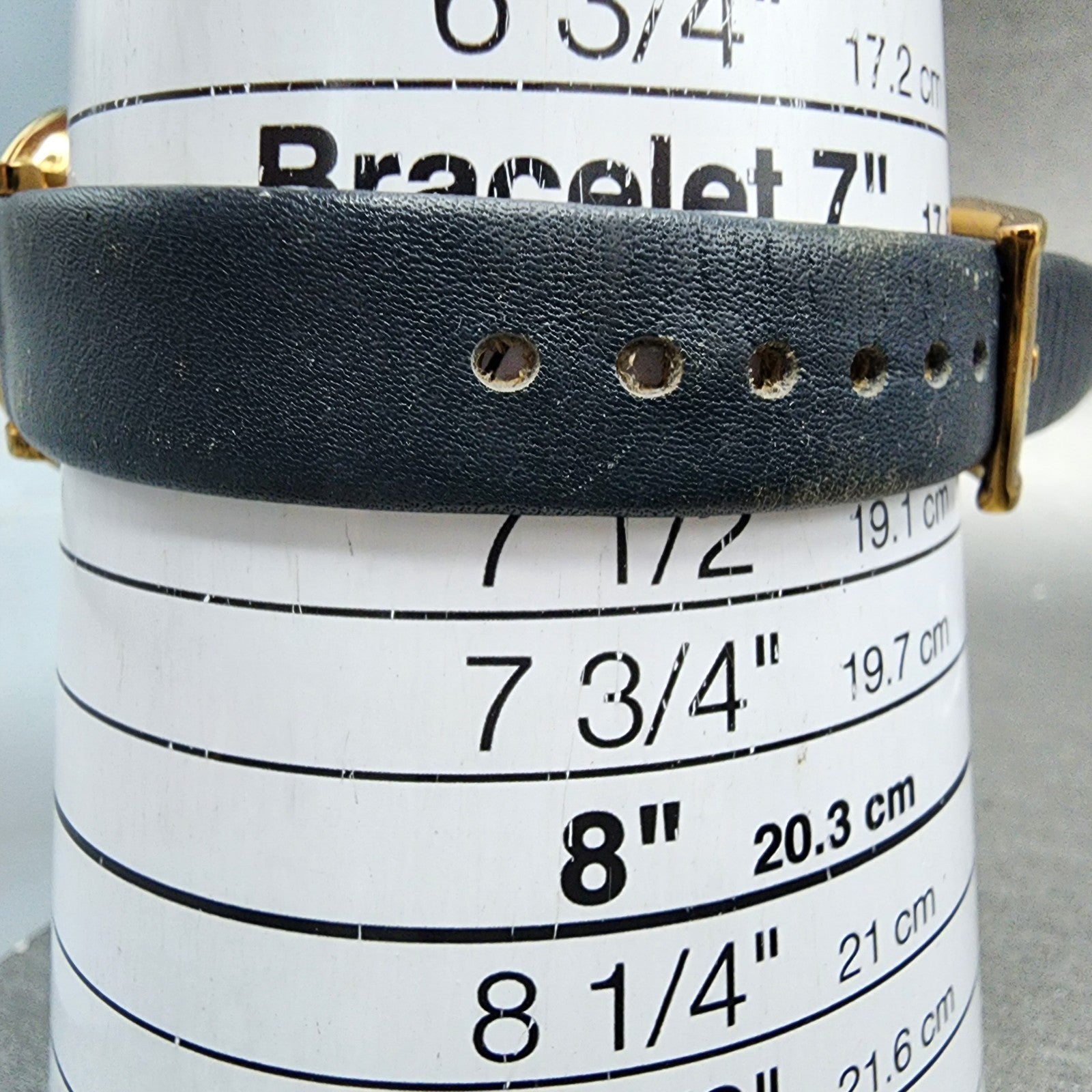 Marc Jacobs Baker Watch Women 28mm Blue Dial Rose Gold Tone Small Seconds NewBat10