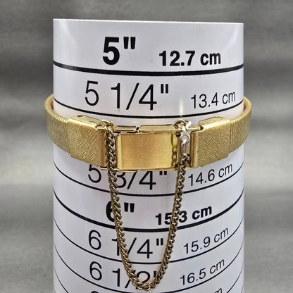 Seiko Watch Women 16mm Gold Dial Gold Tone Oval 2C21-5140 New Battery Vintage9