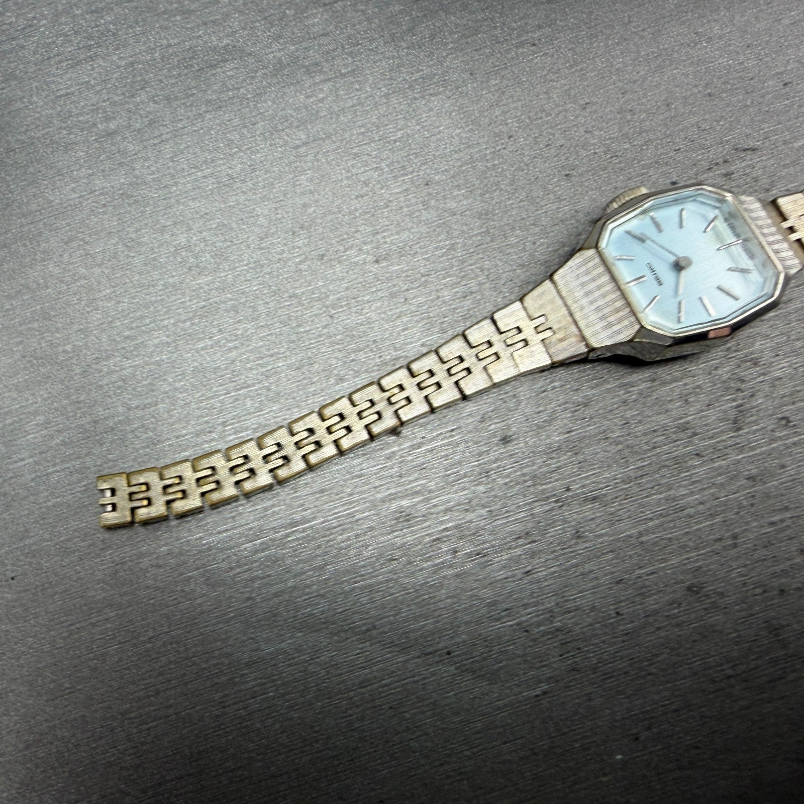 Seiko Watch Women 24mm Blue Dial Silver Tone READ!!! Manual 11-4899 Runs Vintage6