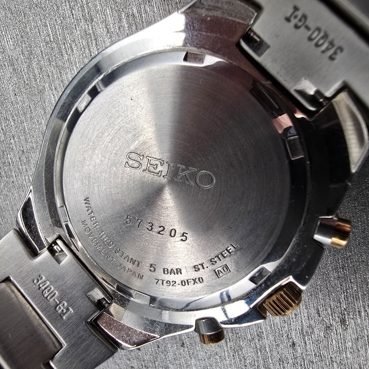 Seiko Watch Men 39mm Blue Dial Silver Tone Chrono Date Round 7T92-0FX0 New Batt10