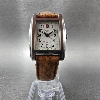 Victorinox Swiss Army Officer Tank Watch Women 23mm White Dial Steel  PARTS7