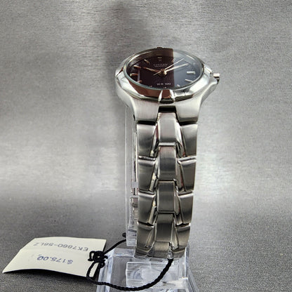 Citizen Watch Women 24mm Blue Dial Stainless Steel Round 5930K13017 New Battery5