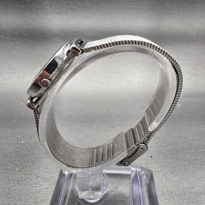 Skagen Steel Watch Women 25mm Silver Dial Silver Tone Round 107SGSC New Battery5