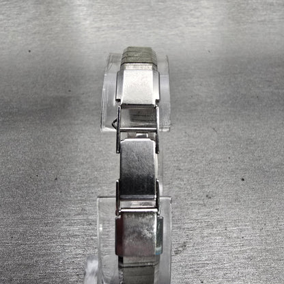 Seiko Watch Women 12mm Silver Dial Silver Tone Rectangle 2E20-5029 New Battery7