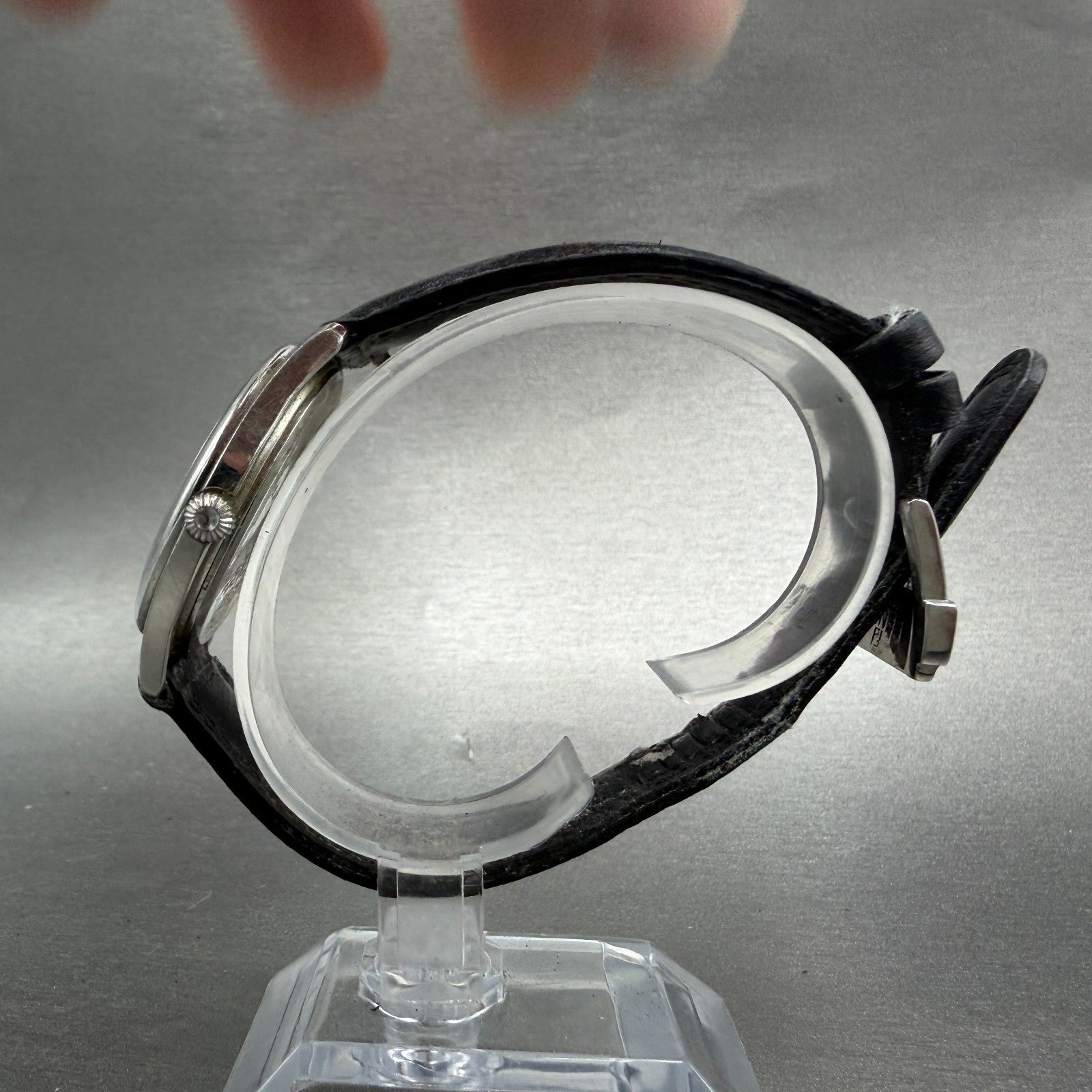 Fendi Orologi Watch Men 35mm Silver Dial Silver Tone Date Round 210G New Batt6