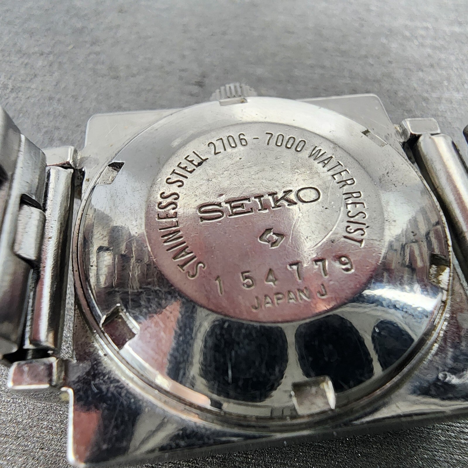 Seiko Automatic Watch Women 26mm Silver Dial Steel Daydate Rectangle Runs!!!!!!!9