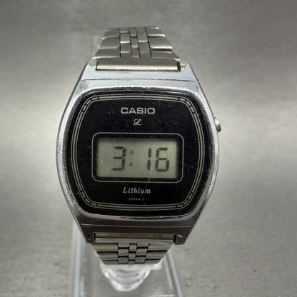 Casio LB320 Watch Women 25mm Digital Silver Tone Round New Battery Vintage0