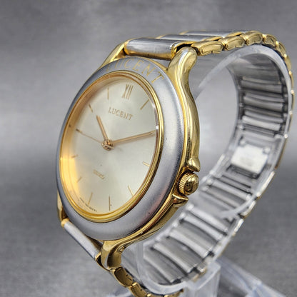 Seiko Lucent Watch Women 31mm Champagne Dial Two Tone Round 7N016160 New Batt2
