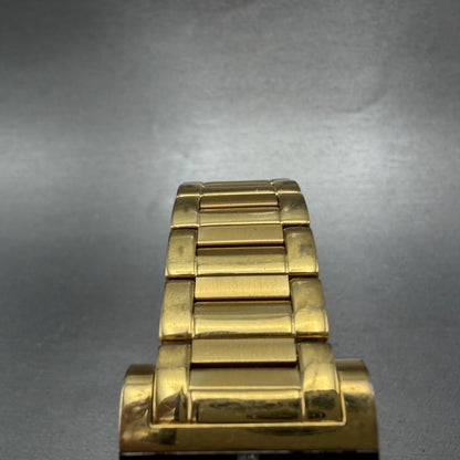 Bulova Tank Watch Men 27mm Black Dial Gold Tone Rectangle 97F50 New battery4