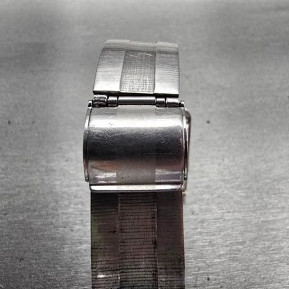Seiko Watch Men 29mm Black Dial Silver Tone Manual Wind 11-4250 Works Vintage7