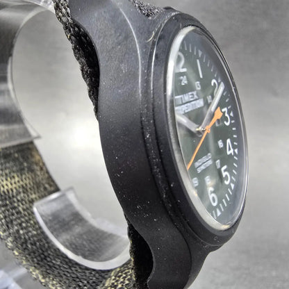 Timex Expedition Acadia Watch Men 40mm Green Dial Black Date READ!!! New Battery3